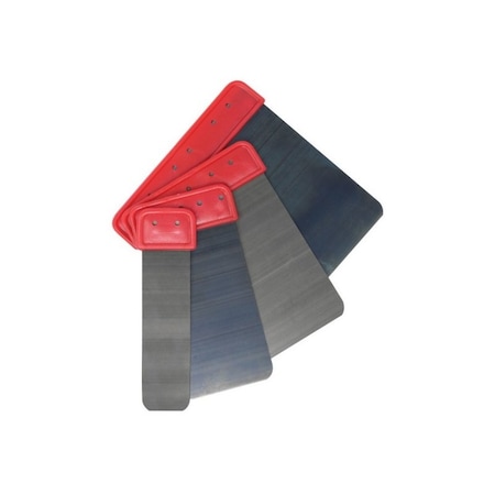 A E S Industries CURVED EDGE METAL SPREADER SET, 4PK 61600